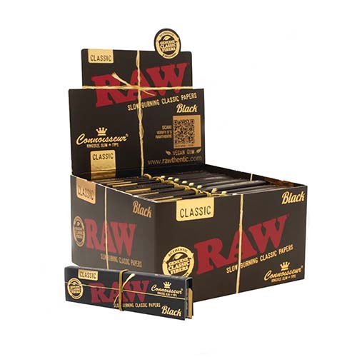 Bibułki RAW Black Connoisseur Slim
